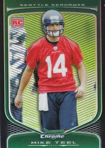 2009 Bowman Chrome MIKE TEEL #160 RC rookie refractor refractors 🏈 - Picture 1 of 2