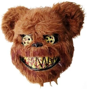 Halloween Party Bloody Head Cover Bear Cosplay Mask Halloween Carnival Costume H - Picture 1 of 3