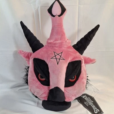 NEW Killstar KREEPTURES Throw Pillow 21” Dark Lord Bubblegum Pink Plush - Image 1 of 4