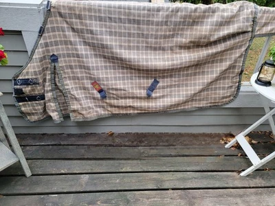 5/A Baker Turnout Blanket & Neck Cover 200g - 1500D Size 78” - Image 1 of 4