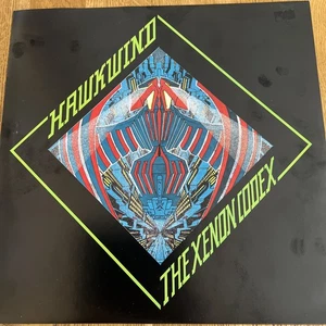 HAWKWIND THE XENON CODEX LP 1988 UK GWR GWLP 26 A1B1 DAMONT POSTER SLEEVE - Picture 1 of 7