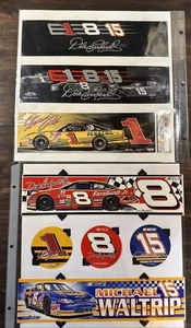 NASCAR Dale Earnhardt Inc. DEI STICKER LOT 8 Decals VTG #1 #8 #15 Team Stickers - Picture 1 of 10