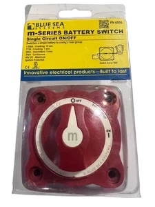 Blue Sea Systems M-Series Battery Switch 6006 Single Circuit 300A Marine Grade - Picture 1 of 7