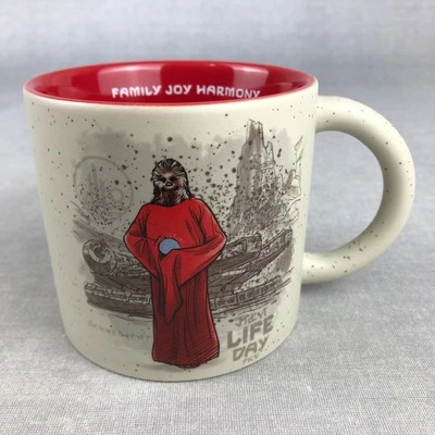 Disney Parks Starbucks Star Wars Life Day Mug Chewbacca Wookie Holiday 14 oz New - Image 1 of 4