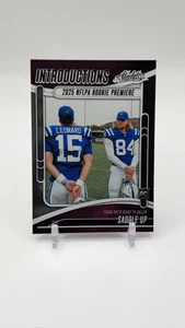 2025 Panini Absolute Introductions SADDLE UP LEONARD, WARREN RC COLTS - Picture 1 of 2