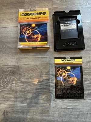 Vintage 1983 Imagic Moonsweeper ColecoVision Video Game CIB Complete Tested - Image 1 of 4