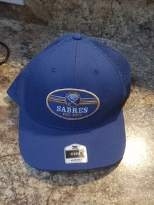NHL Buffalo Sabres Blue Est.1970 Logo Snapback Hat New Rarer Embroidery Version - Picture 1 of 9