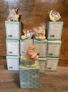 Enesco Figurines + Ornaments  Lot Of 11 Catch A Wishing Star Nib Feather Wings - Picture 1 of 11
