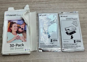 Paquete de 20 papeles fotográficos Polaroid ZINK 2x3 pulgadas (20 hojas) T19 - Imagen 1 de 3