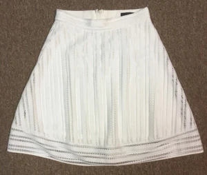 J Crew A Line Lace Skirt, White, 00 - Picture 1 of 6