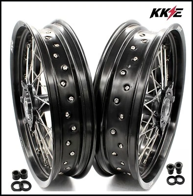 Conjunto de rodas KKE 17"" aro Supermoto ajuste SUZUKI DRZ400SM DRZ400S 2025 DRZ400/DRZ400E - Imagem 1 de 4