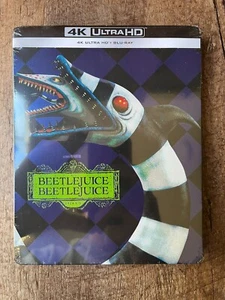 Beetlejuice Beetlejuice w. Steelbook (4K UHD + Blu-ray, EU Import, Region Free) - Picture 1 of 6