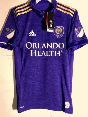 Adidas Authentic MLS Jersey Orlando City SC Team Purple sz S Cover