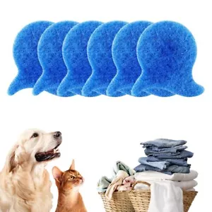 Pet Hair Remover for Laundry Reusable Hair Remover Dryer Sheets Pet Hair Remo... - Picture 1 of 7