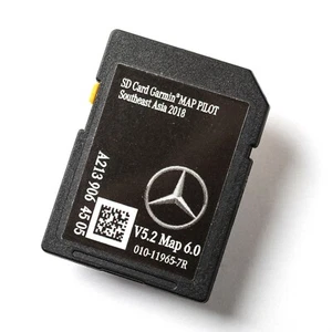 Mercedes South East Asia V6 SD Card Garmin Map Pilot Malaysia Vietnam Thailand - Picture 1 of 1