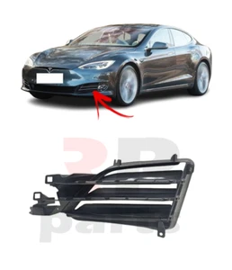 FOR TESLA MODEL S 2016 - NEW FRONT BUMPER ACTIVE GRILLE WITHOUT MOTOR LEFT N/S - Picture 1 of 7