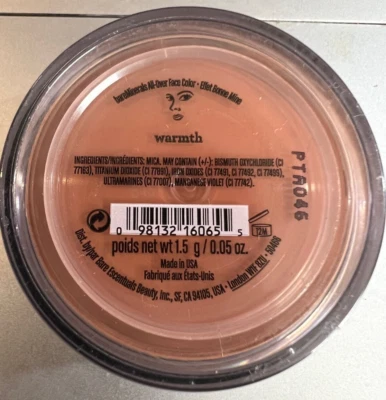 bareMinerals - All Over Face Loose Powder Bronzer - Warmth - 0.05 oz. NWO Box - Image 1 of 4