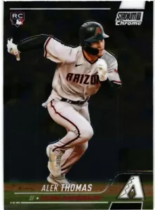 2022 TOPPS STADIUM CLUB CHROME # 383 - ALEK THOMAS - ROOKIE CARD - DIAMONDBACKS - Picture 1 of 2