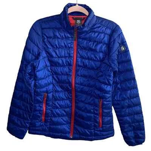Sierra Designs Blue with Red Accents Puffer Coat - Picture 1 of 10