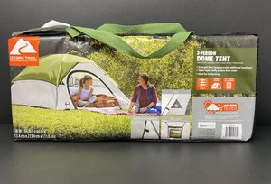 OZARK TRAIL - 3 Person Dome Clip and Camping Tent- New in Package 