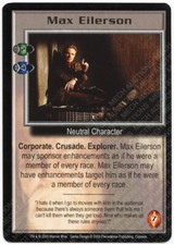 Babylon 5 CCG Crusade Rare R1 Card Max Eilerson On Ledge M/NM Mint/Near Mint