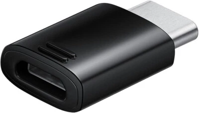 Genuine Samsung USB-C Type-C Male to Micro USB Female Adapter Converter UK Black - Image 1 of 3