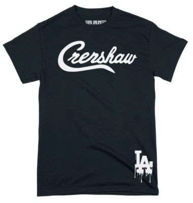 Camiseta Crenshaw Compton Los Angeles L.A. Hip Hop Streetwear Camiseta Gráfica Unisex Foto 1 de 4