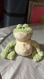 Ganz Webkins 8" Plush Frog Stuffed Animal Green Spotted - Picture 1 of 2