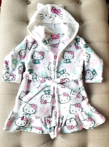Sanrio Hello Kitty Girls Robe Hoodie Size 4T - Picture 1 of 8