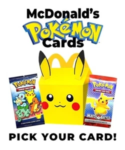 Mcdonalds Pokemon Match Battle + 25th Anniversary +Pick your card + Sealed Packs - Picture 1 of 40