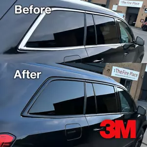 Envoltura de cinta cromada negra alto brillo Mercedes 3M - 40 mm x 10 m - Borrar cromo - Imagen 1 de 6