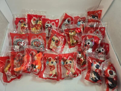 McDonalds 2021 TY Teenie Beanie Boo's Happy Meal toys Lot of 20 Sealed NEW - Image 1 of 4