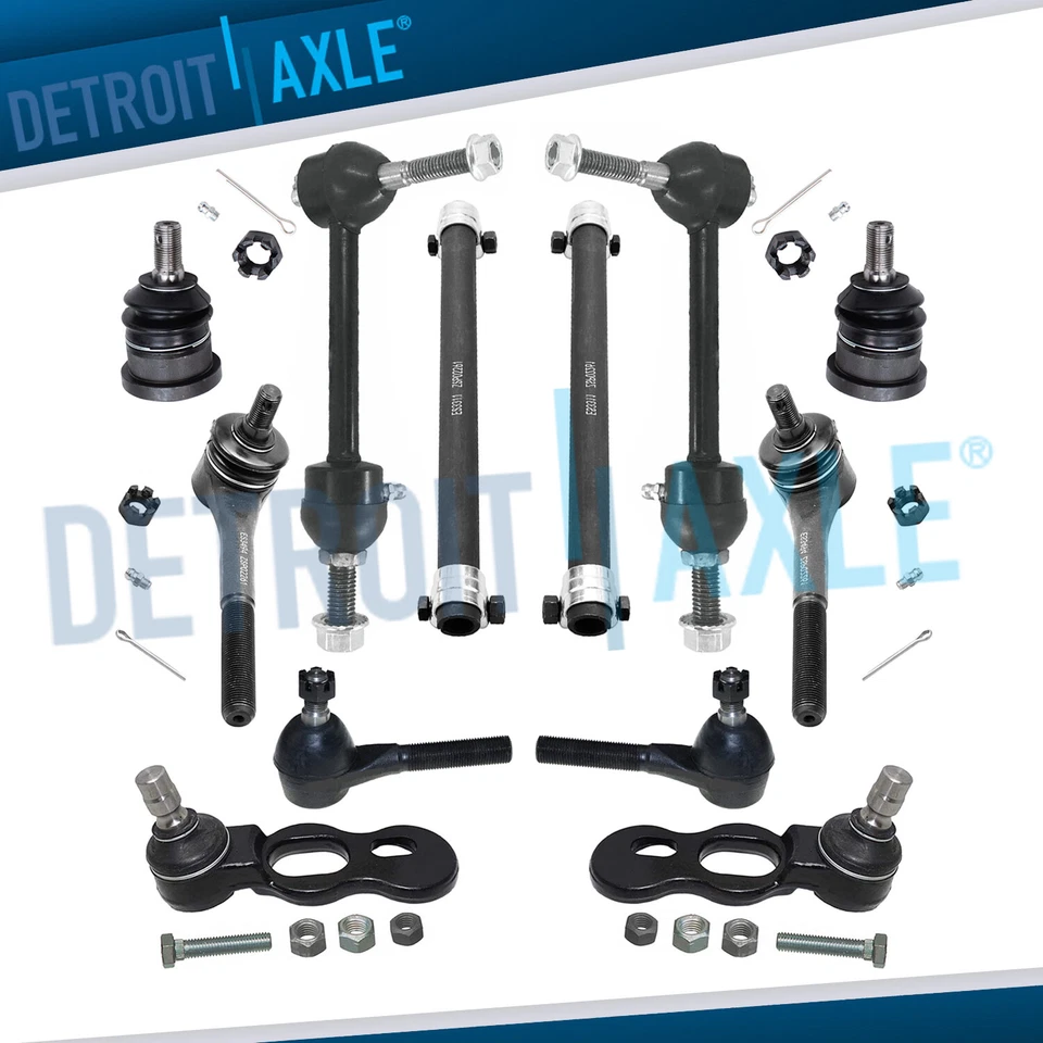 12pc Front Suspension Kit for 1998 - 2002 Ford Crown Victoria Lincoln Town Car - Image 1 of 4