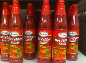 Grace Hot Pepper Sauce 3oz Pack of 6 - Picture 1 of 1
