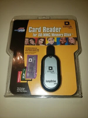 Lexar Jumpdrive Trio Single-Slot USB Multi-Card Reader SD/MMC/MEMORY STICK - Image 1 of 4