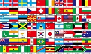 International Flag Patch Jackets Emblem World Flags Embroidered Country Banner - Picture 1 of 76