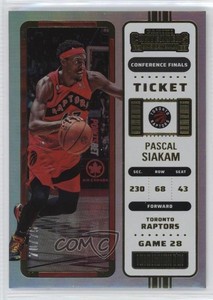 2022-23 Panini Contenders Conference Finals Ticket /75 Pascal Siakam #22