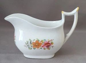 NEW HALL PAINTED FLOWERS PATTERN 2097 CREAMER 1818-25 PAT PRELLER COLLECTION - Picture 1 of 8