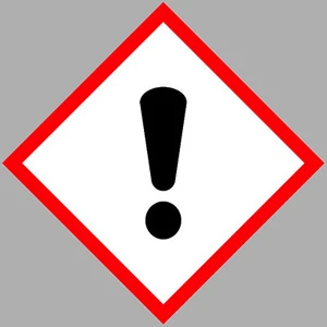 2" EXCLAMATION MARK Decal OSHA GHS Sticker Warning Label Toxic Safety Caution - Picture 1 of 1