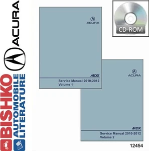 2010 2011 2012 Acura MDX Shop Service Repair Manual CD - Picture 1 of 1