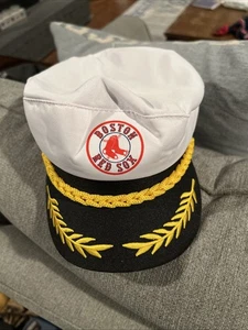 Boston Red Sox Yacht Captain Hat Theme Night Cap Fenway Park City Cruise Rare - Picture 1 of 6