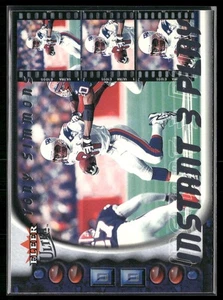 Tony Simmons 2000 Ultra Instant Three Play #11 IP New England Patriots - Picture 1 of 2