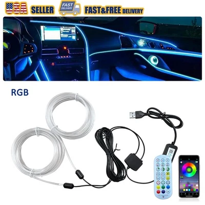 Lámpara interior multicolor RGB LED brillante debajo del tablero reposapiés asiento iluminación interior Foto 1 de 4