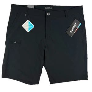 NWT HI-TEC Winola Hybrid Performance MENS Stretch Shorts BLACK - Size 40 - Picture 1 of 6