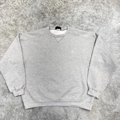 Moletom Vintage Starter Masculino Extra Grande Cinza Gola Redonda Pulôver Boxy fit - Imagem 1 de 4