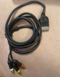 Official OEM Microsoft Xbox AV Composite Audio/Video Cable RCA - Picture 1 of 1