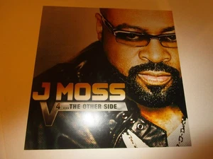 Póster cuadrado plano de 2 caras J Moss V4...The Other Side 12x12 R&B sin usar p568 - Imagen 1 de 2