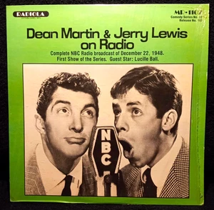 DEAN MARTIN & JERRY LEWIS ON RADIO (RARE "MINT" VINYL / IN-SHRINK / REL- 1979) - Picture 1 of 8