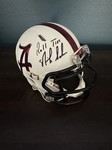 Nick Saban Autograph Signed Alabama Crimson Tide Mini Helmet NCAA Coach JSA COA - Picture 1 of 7