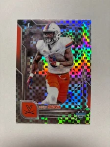 2025 Bowman Chrome U Football - XAVIER BROWN X-Fractor - Virginia Cavaliers - Picture 1 of 1